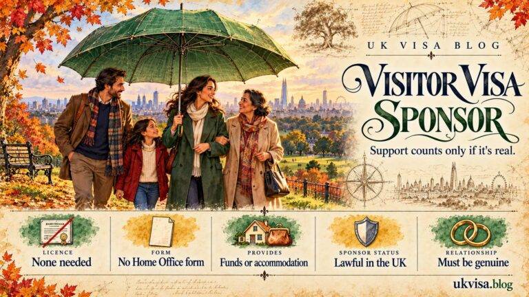 UK Visitor Visa Sponsor 2026: Documents, Letters & Application Form Answers 3 UK Visitor Visa Sponsor 2026: Documents, Letters & Application Form Answers