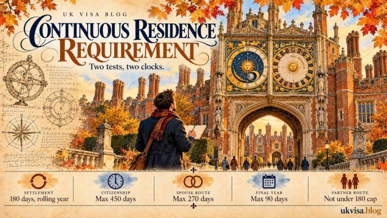 Continuous Residence Requirement UK 2026: Complete Guide to ILR & Settlement