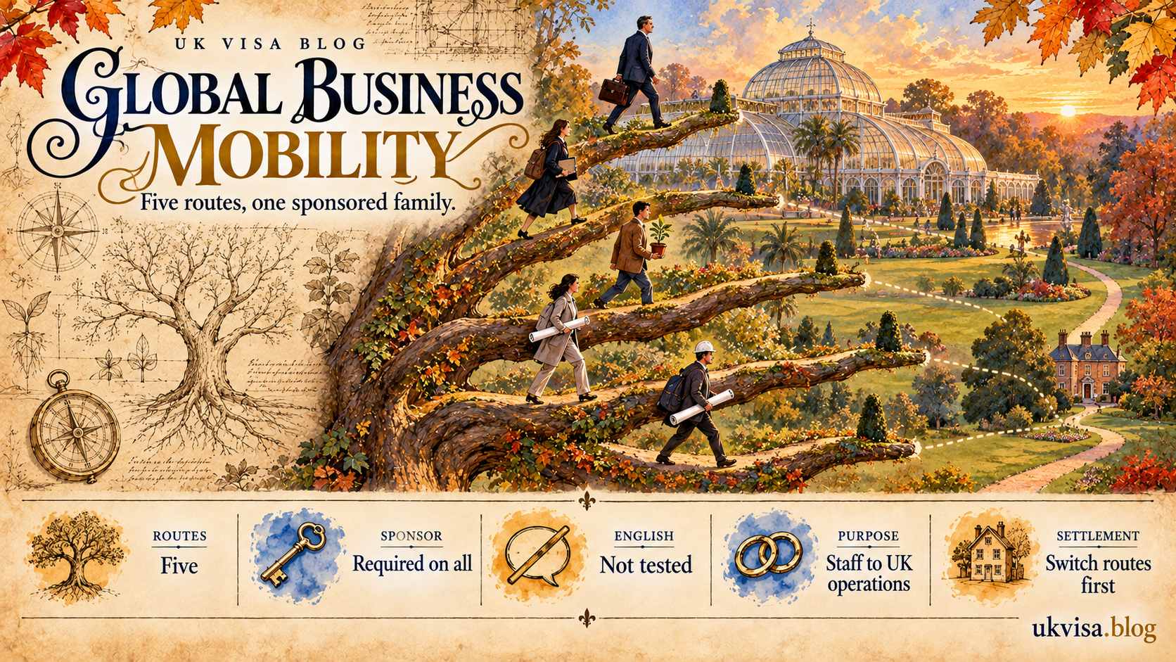 Global Business Mobility Visa UK 2026: All Five Routes Compared