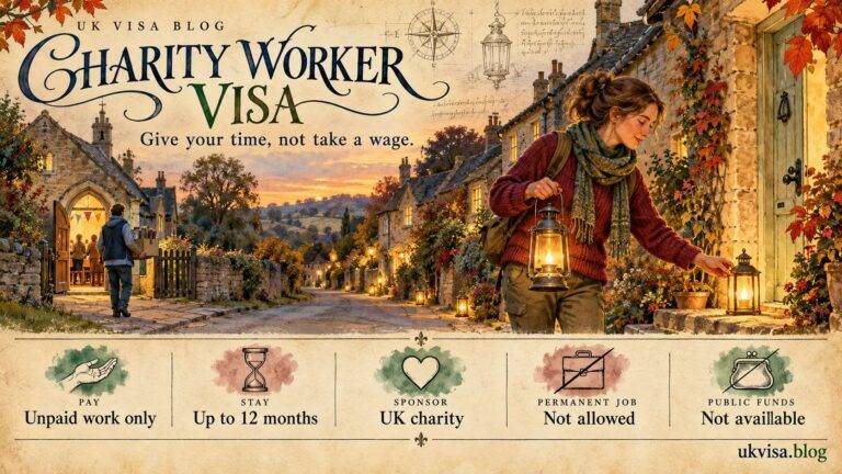 Charity Worker Visa UK 2026: Requirements, Fees & How to Apply for Unpaid Voluntary Work 15 Charity Worker Visa UK 2026: Requirements, Fees & How to Apply for Unpaid Voluntary Work